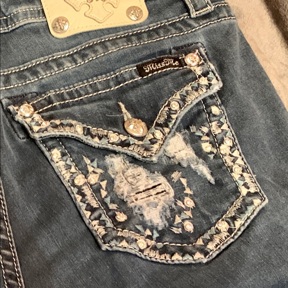 Miss me mid rise easy skinny jeans, size 31 x 31